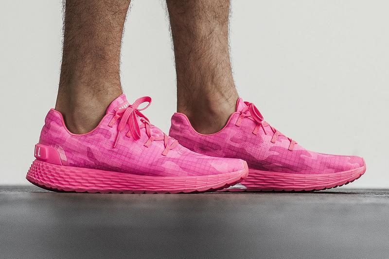 Nobull Neon Camo Ripstop Runner Men's Running Shoes Pink | USA Q1167M